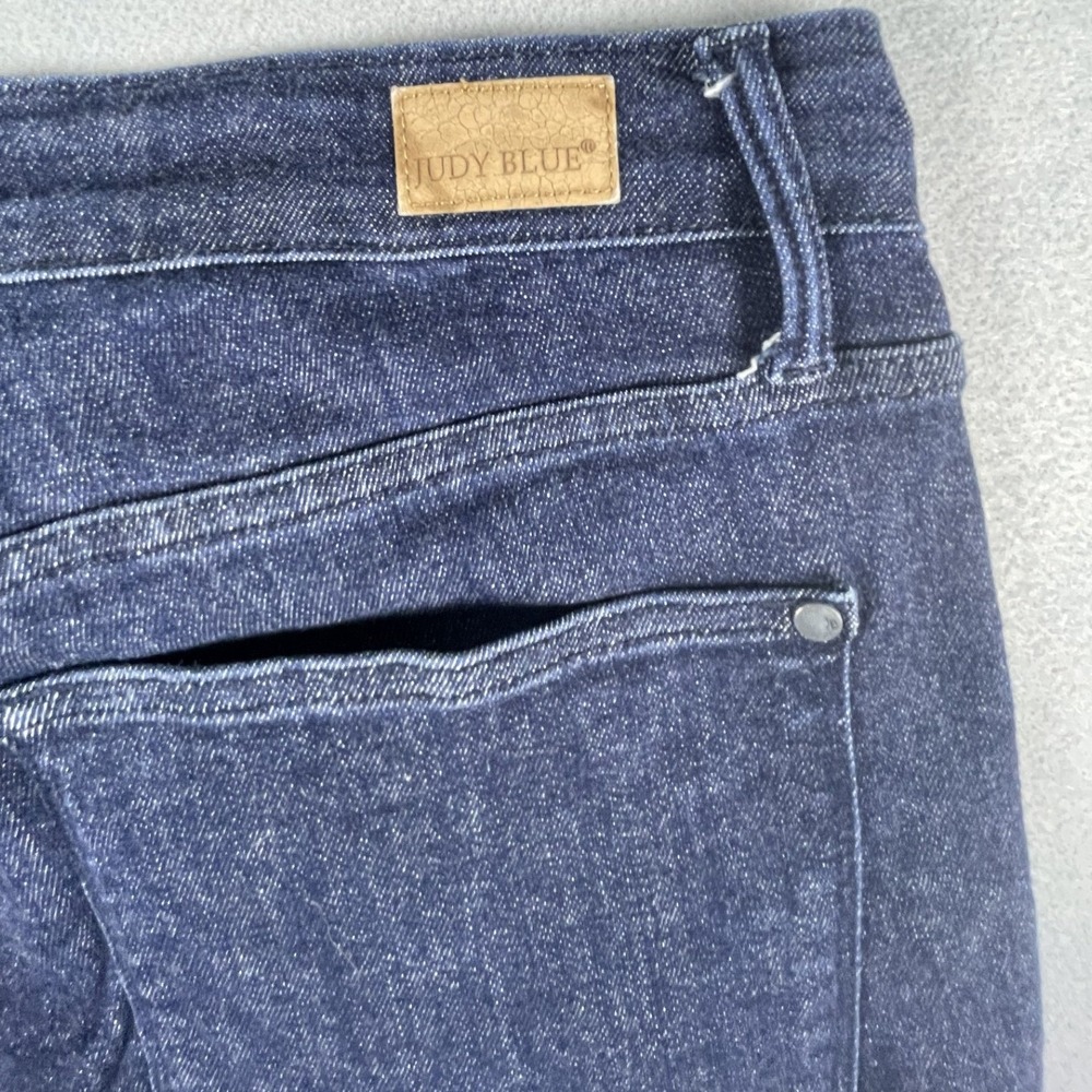 Judy Blue Jeans Womens 18W Dark Wash Skinny Fit JB88703 DK High Rise Stretch - Picture 2 of 10